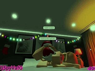 santa's helper milf rides monster cock for rough creampie cumshot