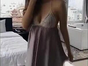 vietnamese college girl teases on webcam sensually