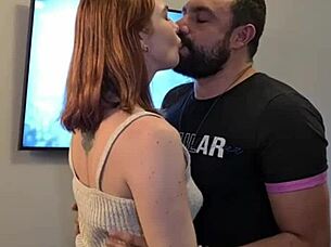 i'm cummin' so hard sharin' with this hairy pussy brunette n' redhead