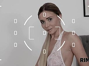 Remarkable Chick Poses Then Licks Ass Rimjob