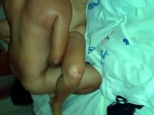 Karina hotwife humiliates husband flashing creampie fucking two young studs in wild swinger threesome