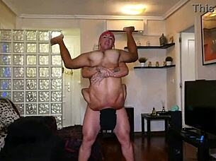 EXTREME LIFTING DEEPTHROAT AND GREAT FUCKING!