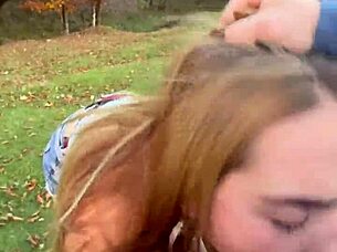 Cum-Hungry Forest Whore!