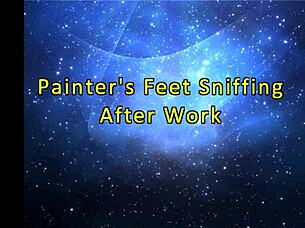 sniff these sweaty painter socks after dirty work, slave?