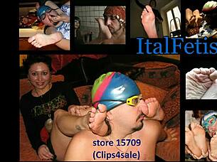 sniff these sweaty painter socks after dirty work, slave?