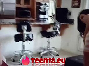 Kendra Lust flaunts big tits ass riding monster cock wildly.