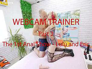 lul la mar swallows cum after webcam anal training session