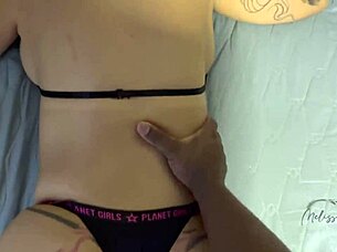 she rubbed cock under panties so hot stepmom takes it hard 😈🍆💦
