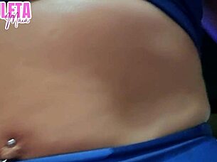 pov brunette's enormous ass shakes in butt workout training