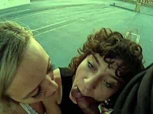 rooftop public blowjob on monster black cock during spring break orgy?