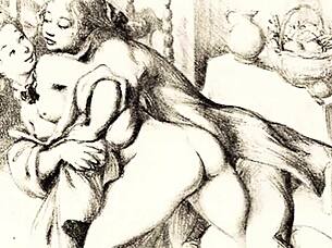 vintage erotic art captures timeless sensual beauty