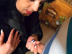 milfycalla fetish blowjobs rough sex in fur coats preview 🔥🍆❄️