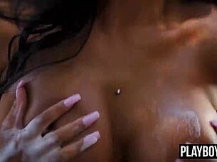 curvy ebony twins brandi and brittany bare it all car wash