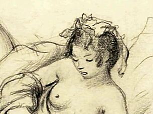 vintage erotic art captures timeless sensual beauty