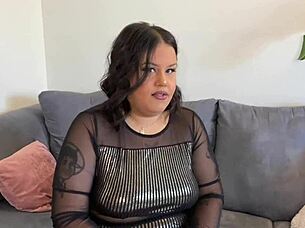 bbw catches you sniffing panties then feeds dirty asshole