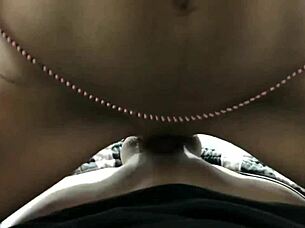 hot blonde college goddess spits during first lingerie massage orgasm!