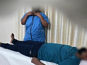 NURSE GIVES PATIENT HAPPY ENDING COCK RELIEF IN HOSPITAL