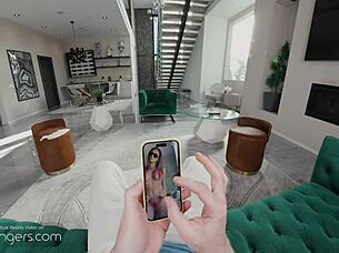 wanna see this flexy blonde babe armani ride monster cock pov after one night stand?