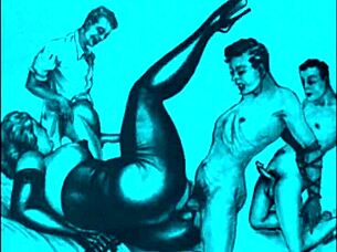 check out this steamy vintage hairy retro scene