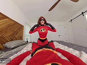elastigirl anal fuck ripped costume