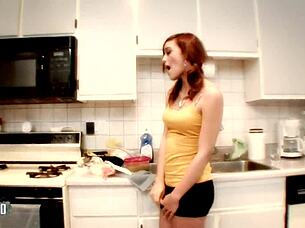 Horny lesbian twins lick fingering pussies campus kitchen frenzy