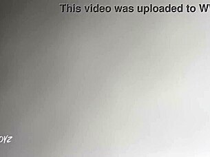 Horny College Coed Strips in Bedroom for Homemade Fun