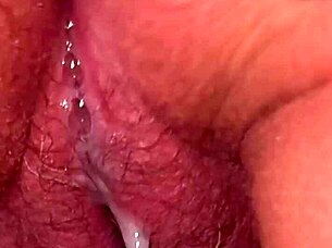 slow motion creampie amateurs dripping inside closeup