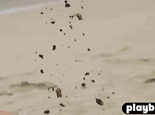 hey milf, your small tits look so sexy posing on beach!