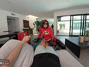 elastigirl anal fuck ripped costume
