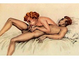 vintage retro hairy beaver erotic art showcase