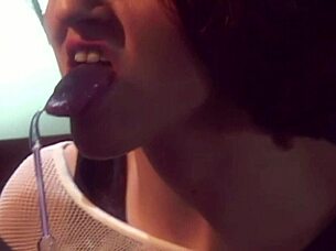 hey, this sexy lesbian with fake tits plays with her smoking hot friend using toys