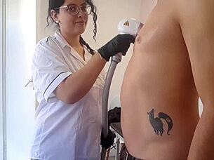 chubby latina babyluna's big tits massaged to happy cum ending