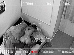 security cam captures lover's heated pounding session