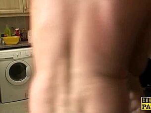 Euro Sub Begs Cum After Rough Humiliation?