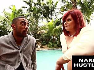 Redhead Doctor Services Monster BBC Poolside Intensely