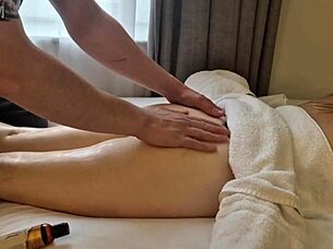 A Naughty Marie Delivers Steamy Erotic Massage