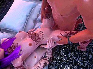 Double penetration wrecks tight teen holes hard