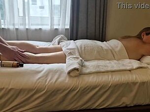 A Naughty Marie Delivers Steamy Erotic Massage