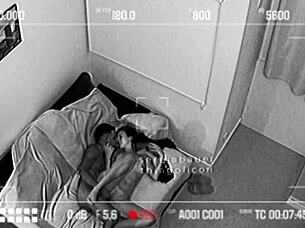 security cam captures lover's heated pounding session