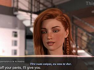 Tutor demands cock instead of cash with subtitles