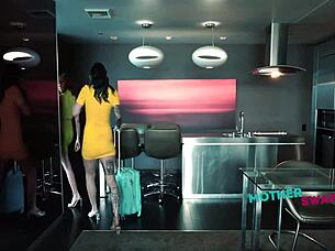 Nikki Zee Jessica Aaren double banged by David Lee