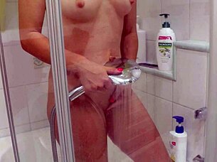 stepsis shower surprise turns into deepthroat blowjob and tight pussy pounding