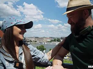 Running Into Tattooed Hungarian Pornstar For Deepthroat Creampie