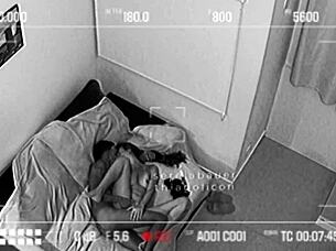 security cam captures lover's heated pounding session
