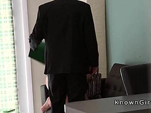 a busty girlfriend cheats in homemade sex footage