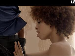 luna corazon seduces nick ross showing off her curves completely