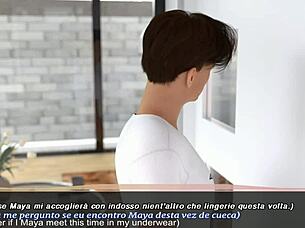 Tutor demands cock instead of cash with subtitles