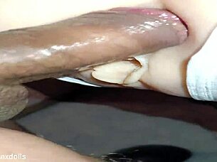 TRAILER Anal Sex CON Candy EN Tanga Blanca Dripping