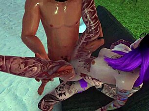 Double penetration wrecks tight teen holes hard