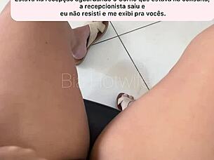 waiting for cuck i got so horny fingered myself in reception